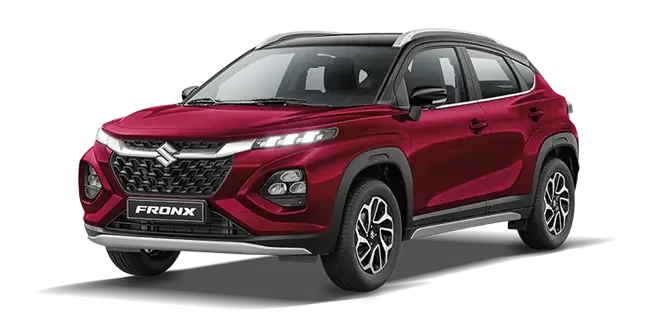 FRONX HYBRID - Rojo Metalico Perlado Techo Negro